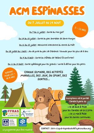 Programme et tarifs 2025