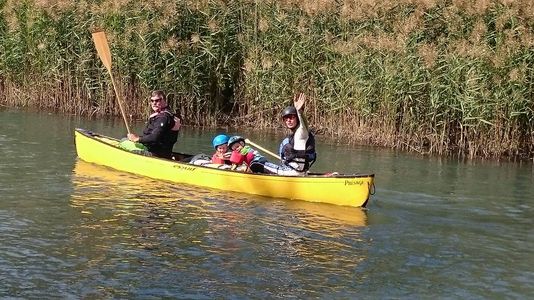 Canoë sur la Durance entre Rousset et Tallard