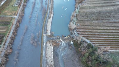 Travaux en cours, vue du ciel - CCSPVA