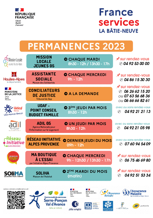 Permanances proposées dans nos locaux (pdf)