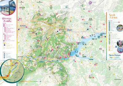 Carte touristique Serre-Ponçon Vallées