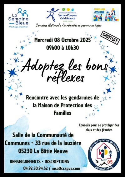 ATELIER DE PREVENTION - 8 OCT 2025