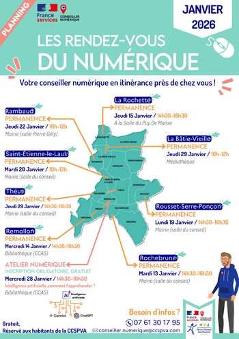 Ateliers numériques - Janvier 2026
