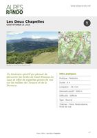 ST ETIENNE LE LAUS "Les Deux Chapelles" Boucle 4h - 16,3 km / Difficile 