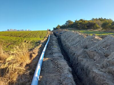 Deux kilomètres de canalisations d'eau potable renouvelés de La Bâtie-Vieille à Avançon