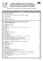 Notice explicative pour les demandes de permis