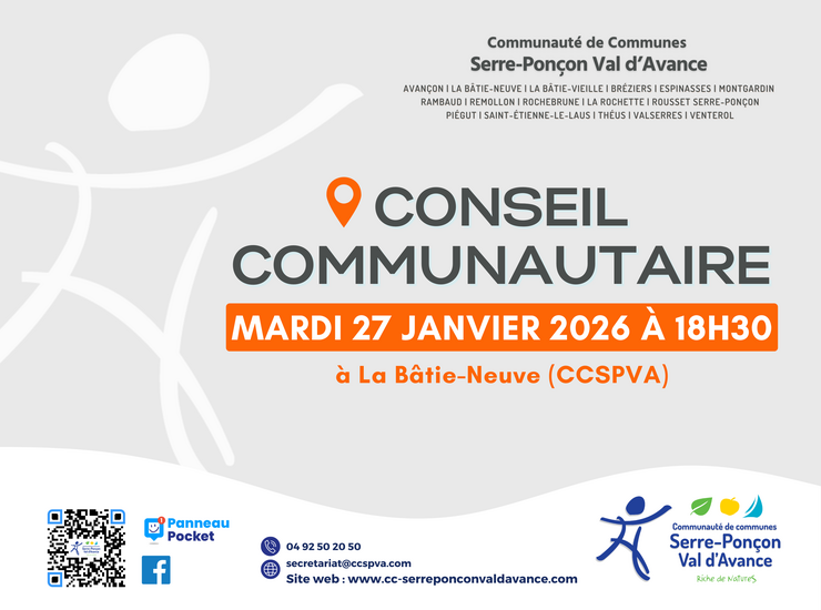 Conseil CCSPVA 27 janvier 2026 