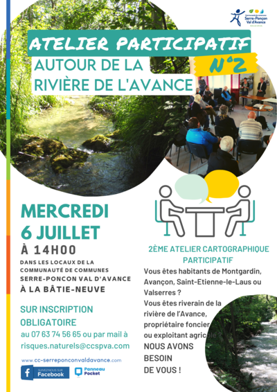 Atelier cartographique participatif n°2 - Mercredi 6 Juillet de 14h à 16h30