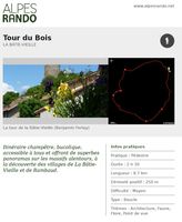 BATIE-VIEILLE "Tour du Bois" - Boucle 2h30 - 8,7 km / Moyen BATIE-VIEILLE "Tour du Bois" - Boucle 2h30 - 8,7 km / Moyen