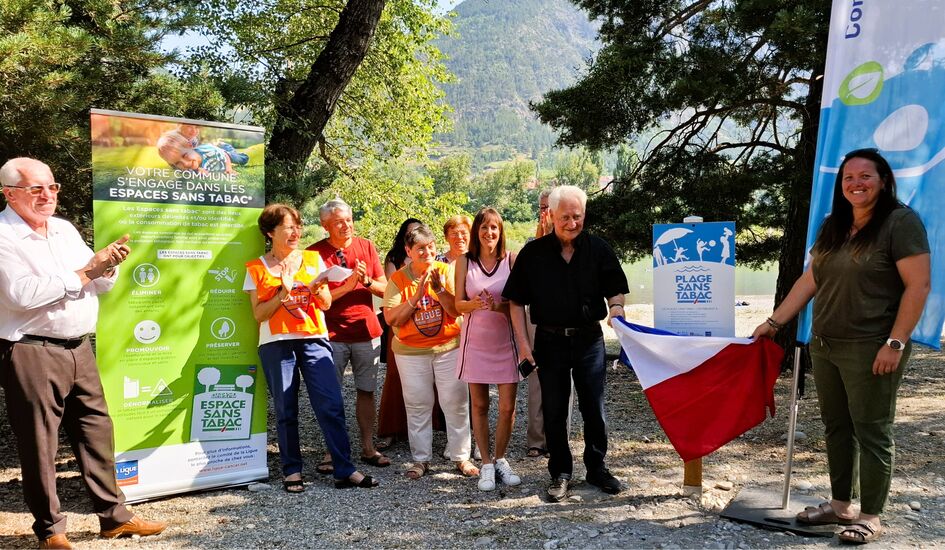 Plages sans Tabac en partenariat avec la Ligue contre le cancer du 05