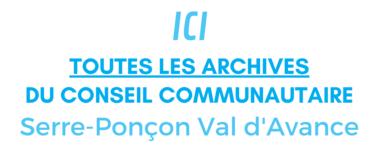 Archives 2018/2020 du conseil communautaire ICI