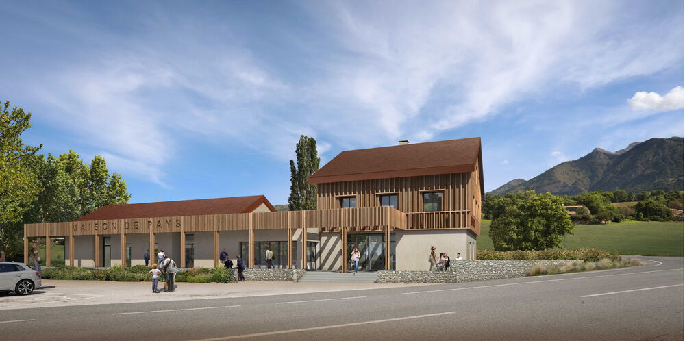 PVD - La future Maison de Pays _à Montgardin