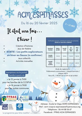 Inscriptions lundi 12 janvier 2026