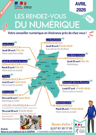 LES RENDEZ-VOUS DU NUMÉRIQUE | AVRIL 2026