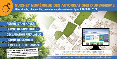 NOUVEAU ! LE GUICHET NUMERIQUE DES AUTORISATIONS D'URBANISME