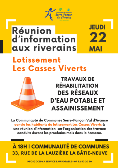 Réunion d'information Riverains - 22 mai 2025