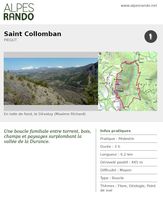 PIEGUT "Saint Collomban" Boucle 3h - 6,2 km / Moyen