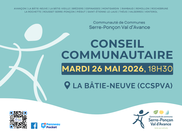 Conseil communautaire du 26 mai 2026
