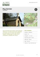 VALSERRES "Puy Cervier" Boucle 4h - 12,9 km / Moyen 