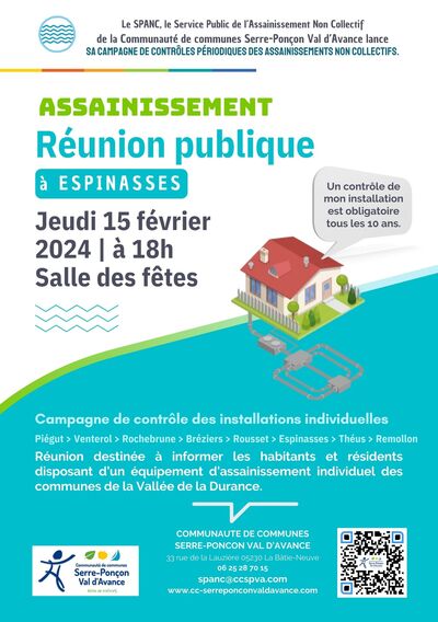 Réunion publique | SPANC 15 février 2024