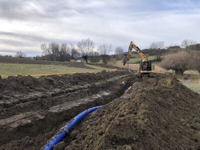 Deux kilomètres de canalisations d'eau potable renouvelés de La Bâtie-Vieille à Avançon