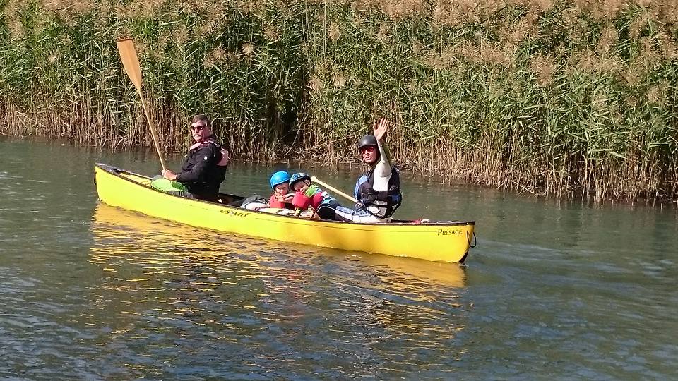 Canoë sur la Durance entre Rousset et Tallard