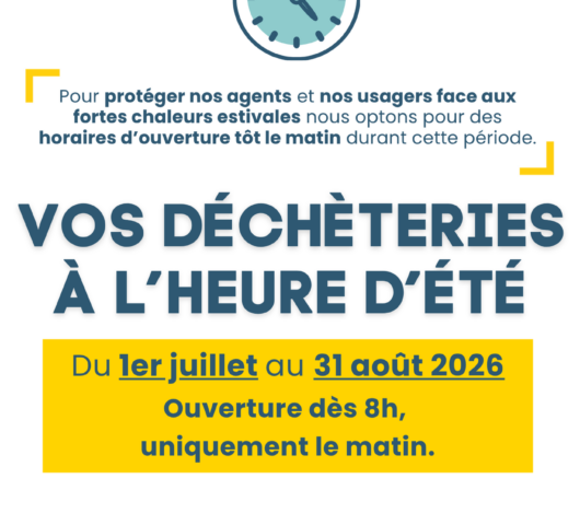 Affiche horaires d'été