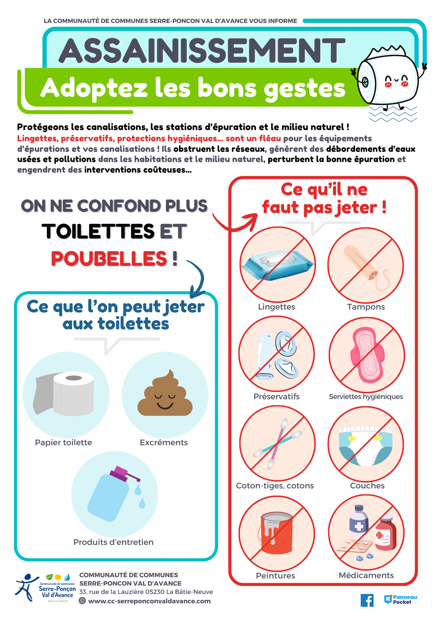 Affiche Sensibilisation Assainissement