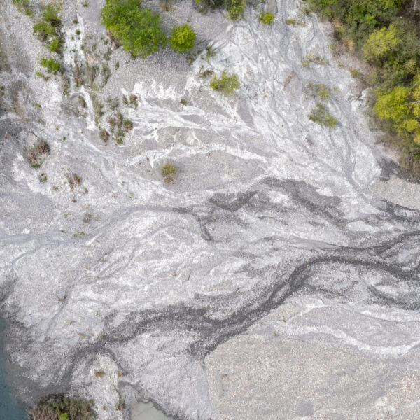 Torrent de Théus vue du ciel