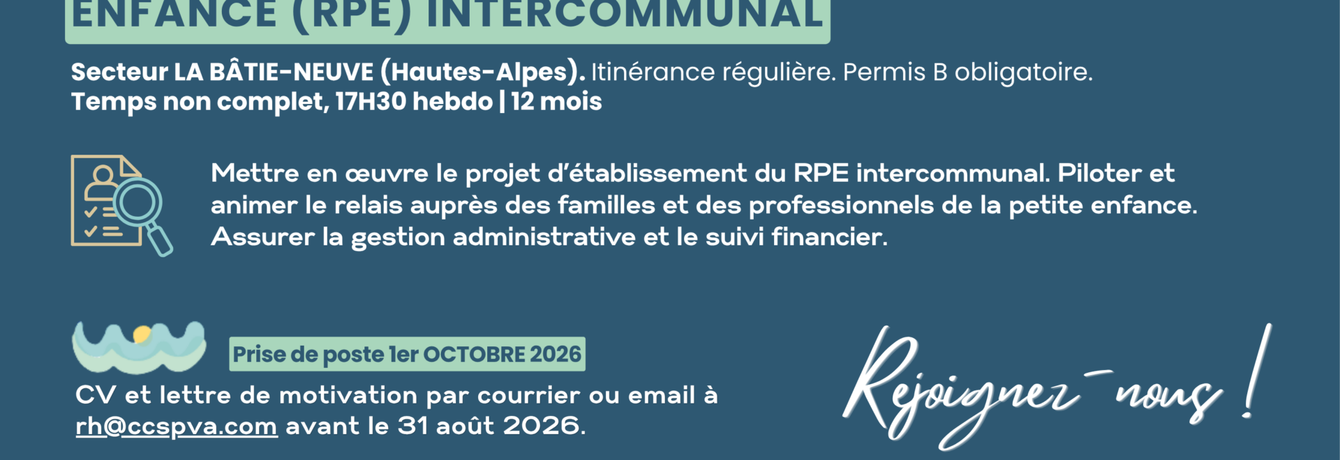 Offre d'emploi RPE