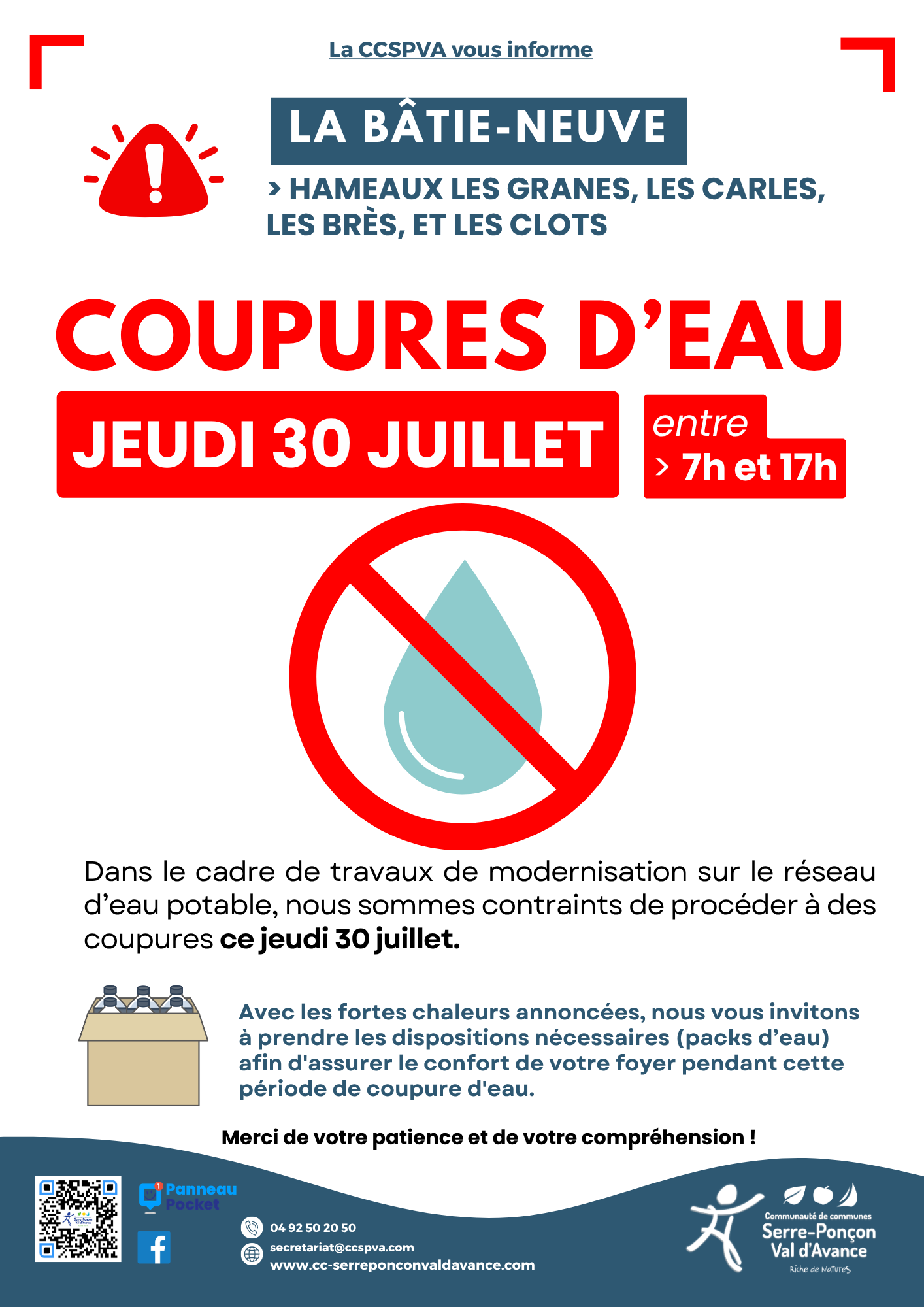 Bâtie-Neuve - coupure 30-07-26